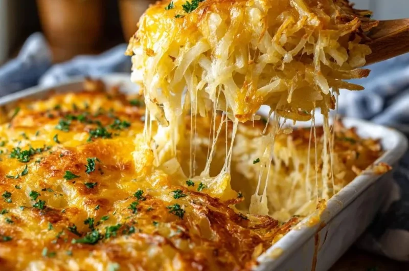 Cheesy Shredded Potato Casserole
