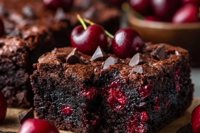 Cherry Chocolate Brownies