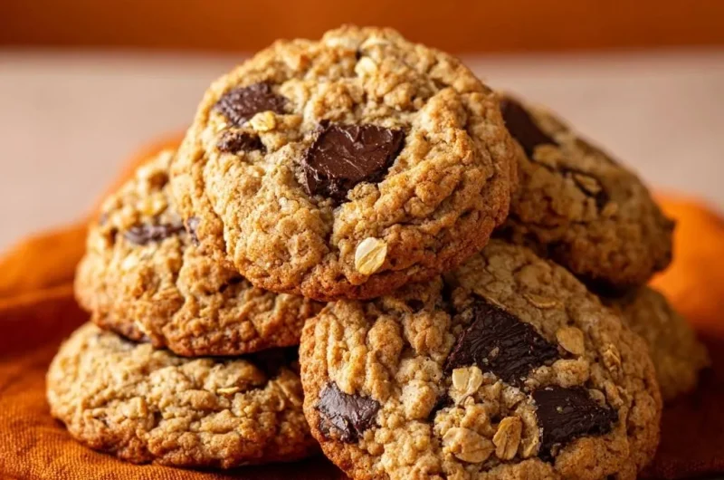 Chewy Oatmeal Chocolate Chip Cookies
