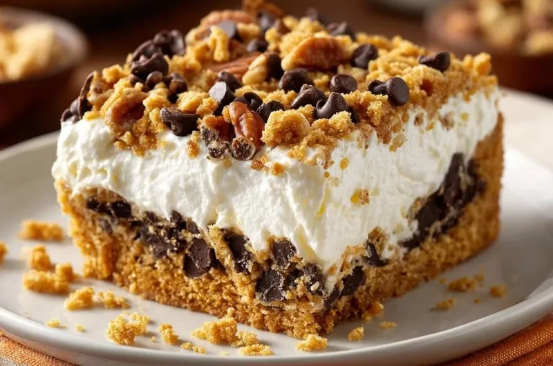 Chocolate Chip Pecan Crunch Bars