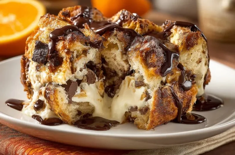Chocolate Orange Bread Pudding