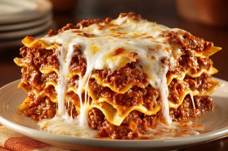 Classic Meaty Lasagna