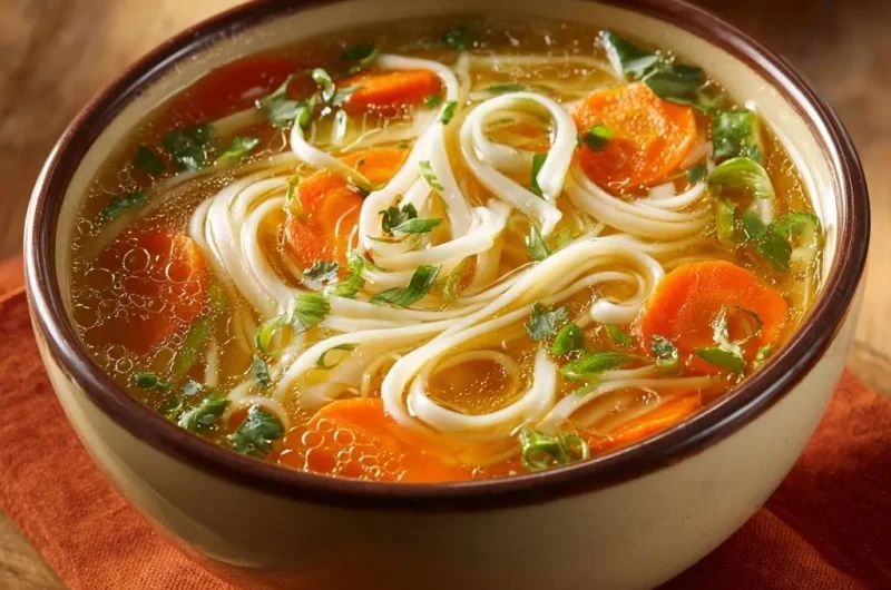Cozy Carrot Noodle Soup