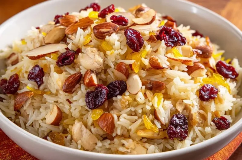 Cranberry Almond Chicken Pilaf