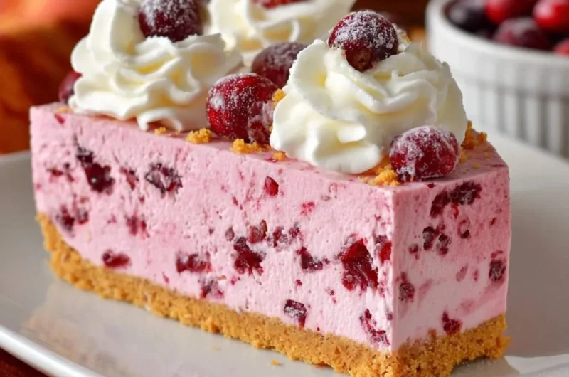 Cranberry Cheesecake Bars