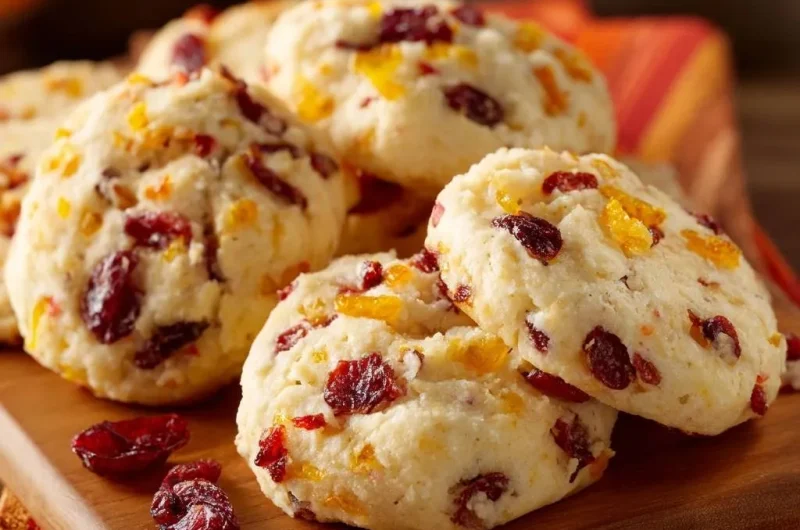 Cranberry Orange Cornflake Scones