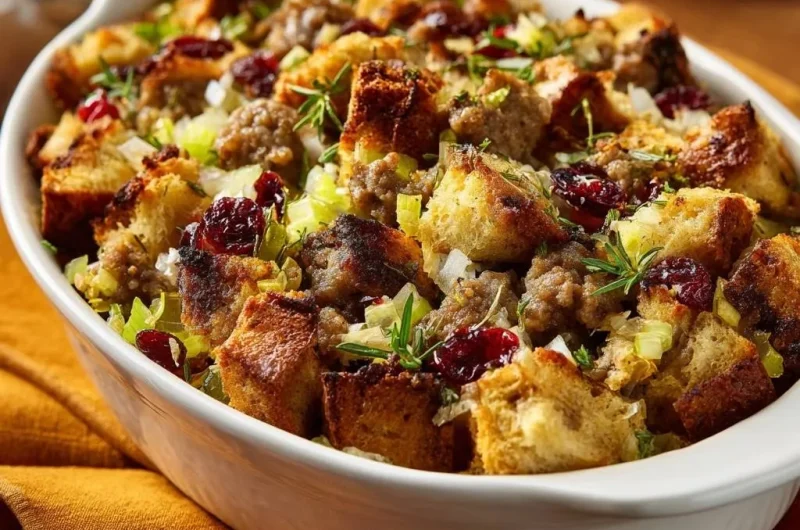 Cranberry Sausage Stuffing