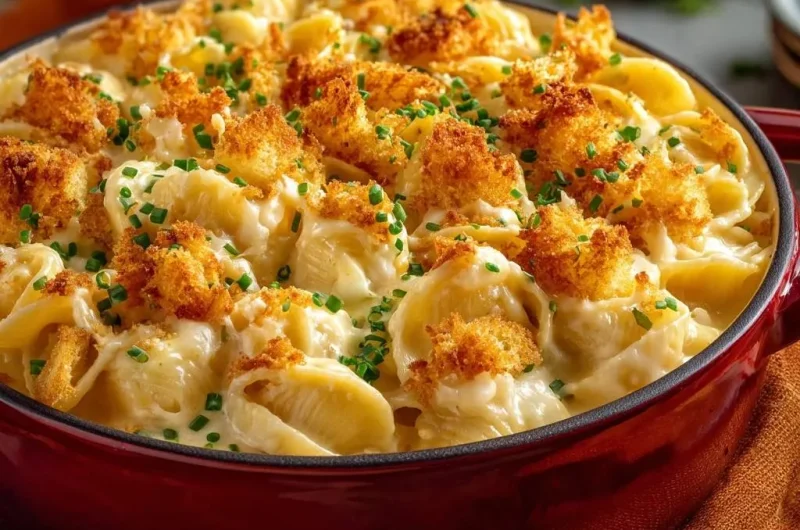 Creamy Baked Shells and Cheese