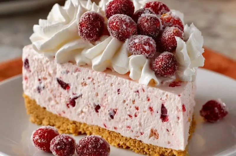 Creamy Cranberry Cheesecake