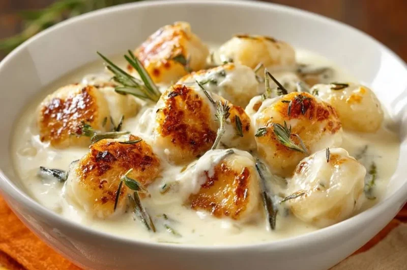 Creamy Rosemary Gnocchi