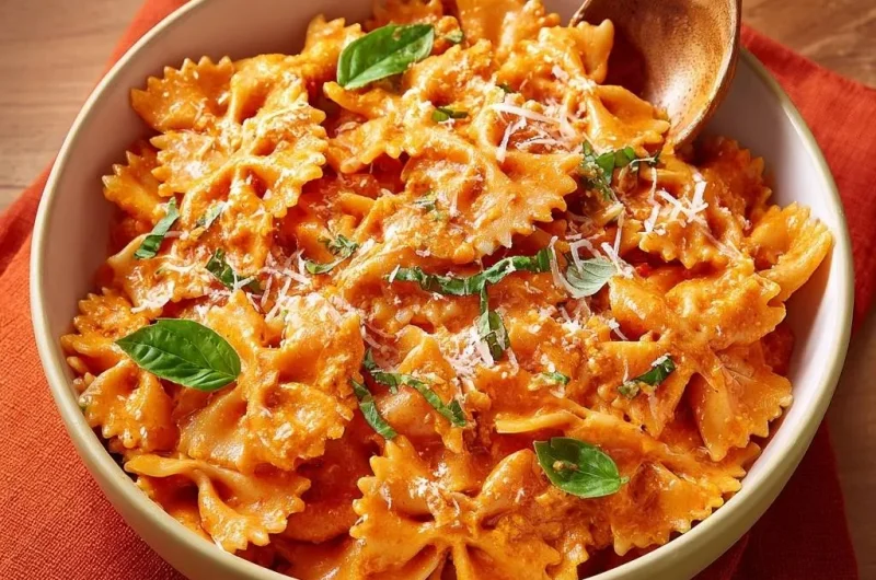 Creamy Tomato Basil Farfalle