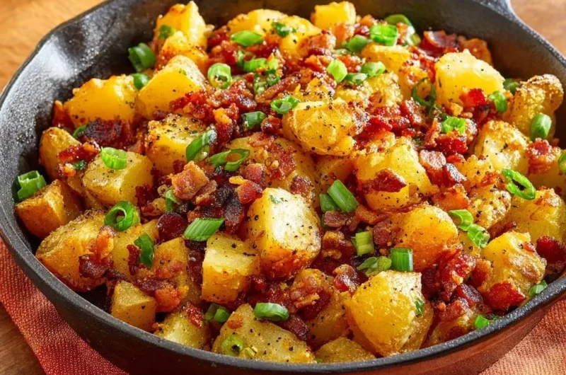 Crispy Bacon Potato Skillet