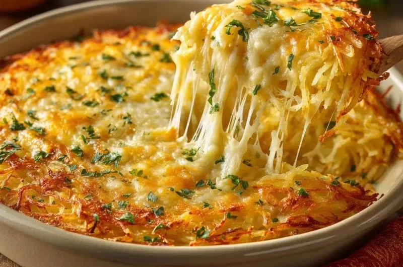 Crispy Cheesy Hash Brown Casserole