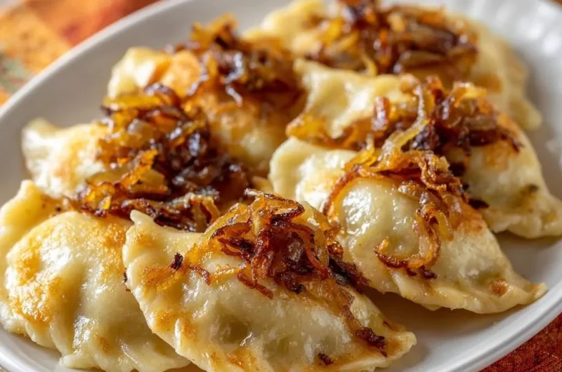 Crispy Pan-Fried Potato Cheese Pierogi