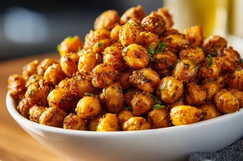 Crispy Spiced Roasted Chickpeas