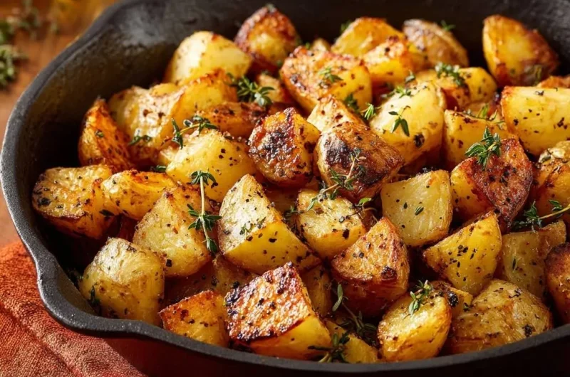 Crispy Thyme Roasted Potatoes