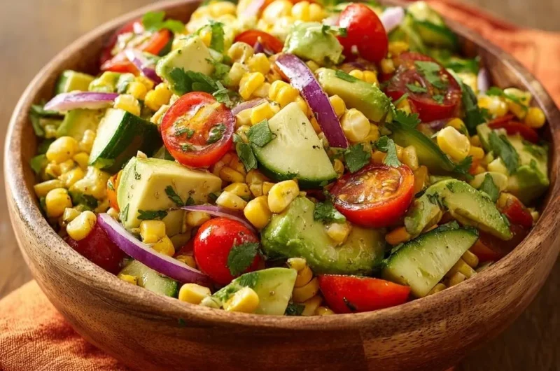 Fresh Corn Avocado Salad