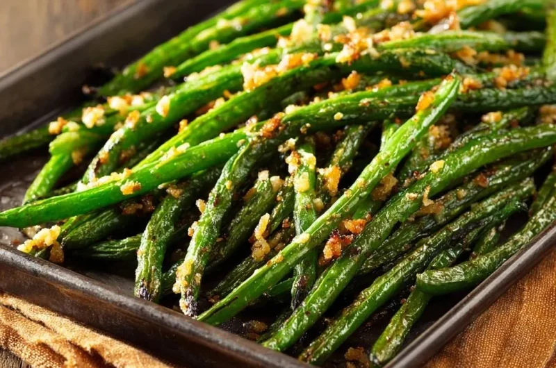 Garlic Roasted Green Beans