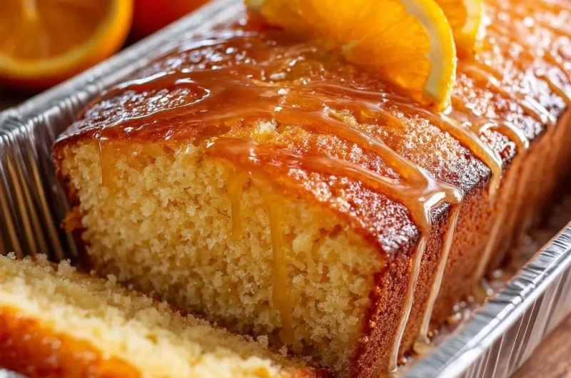 Glazed Orange Loaf Cake