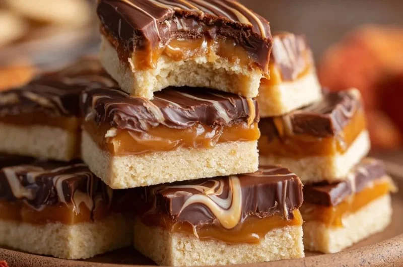 Gooey Millionaire Shortbread Bars