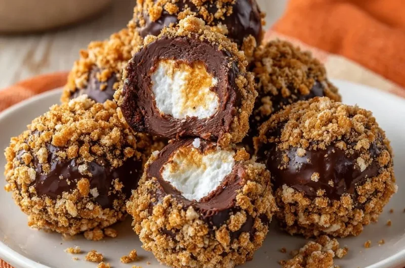 Gooey S'mores Truffles