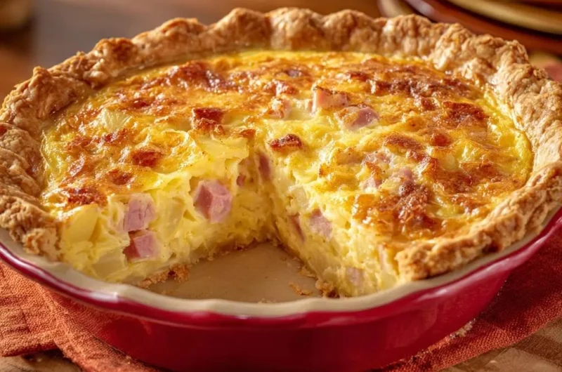 Ham and Potato Quiche