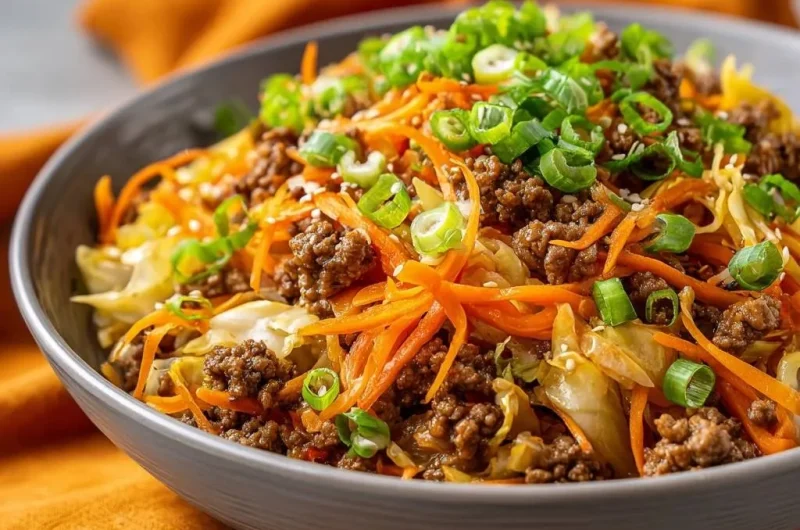 Korean Beef Cabbage Bowl
