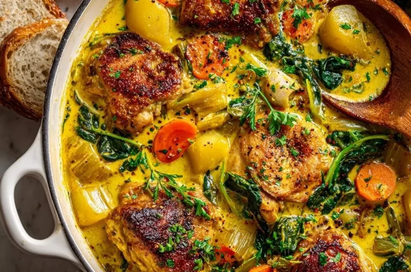 One-Pot Creamy Chicken Curry