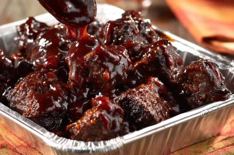 Oven-Baked BBQ Meatballs