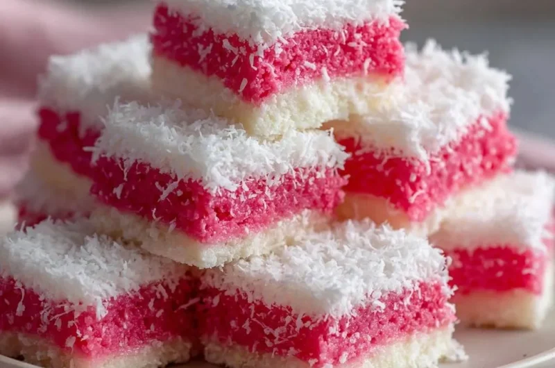 Pink & White Coconut Ice