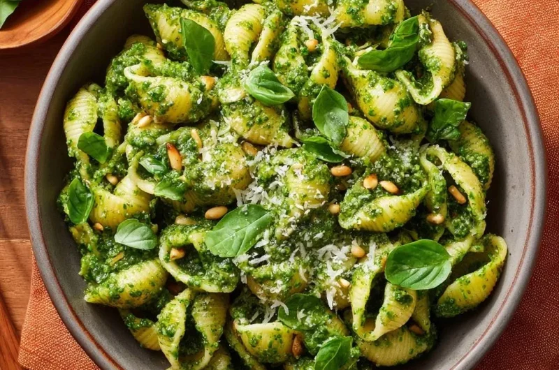 Pesto Shell Pasta