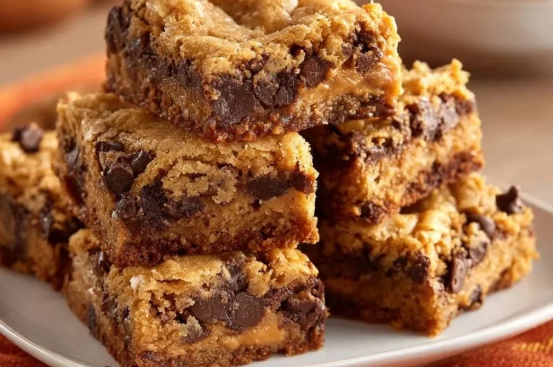 Pumpkin Chocolate Chip Blondies
