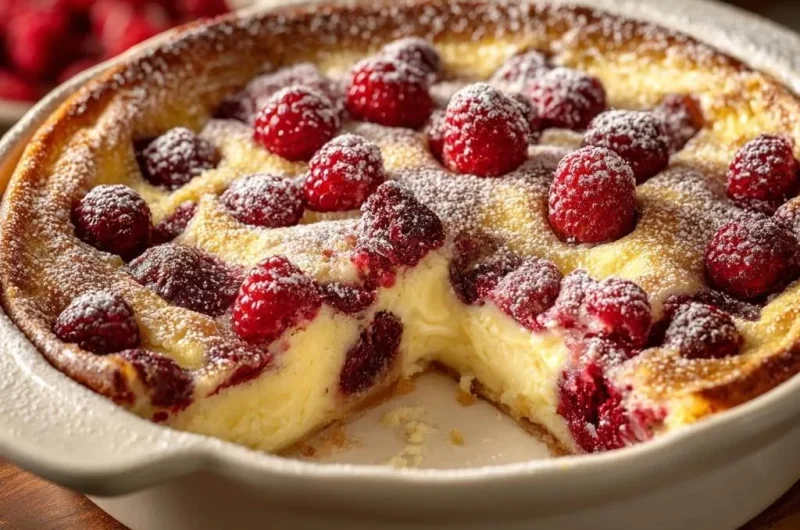 Raspberry Clafoutis