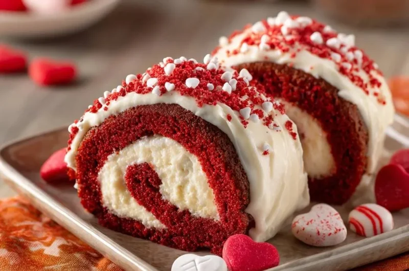 Red Velvet Cake Roll