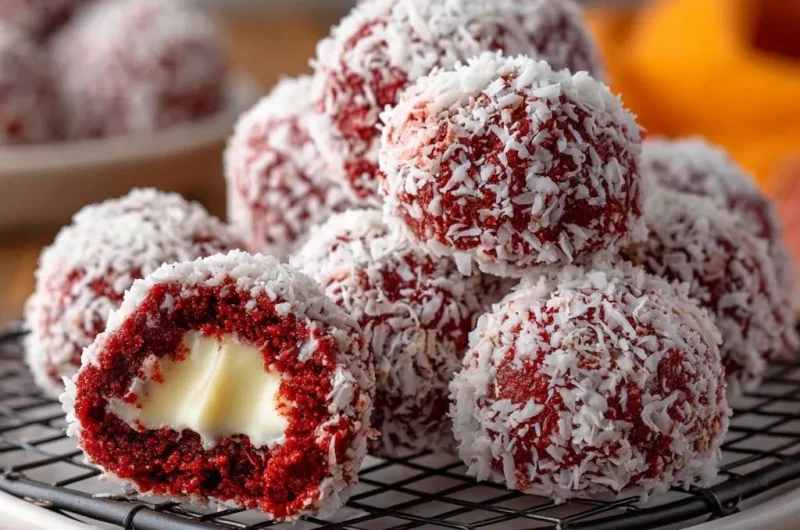 Red Velvet Cheesecake Balls