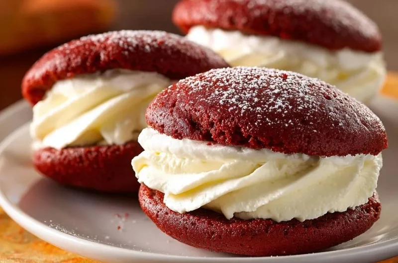 Red Velvet Whoopie Pies