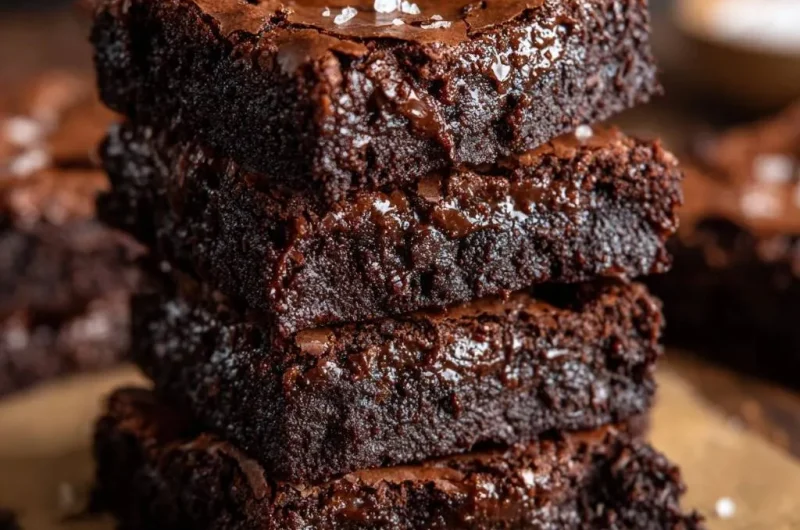 Sea Salt Fudge Brownies