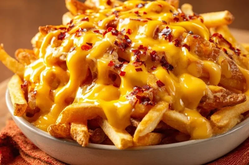 Spicy Bacon Cheese Fries