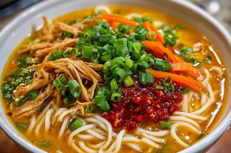 Spicy Shredded Chicken Ramen