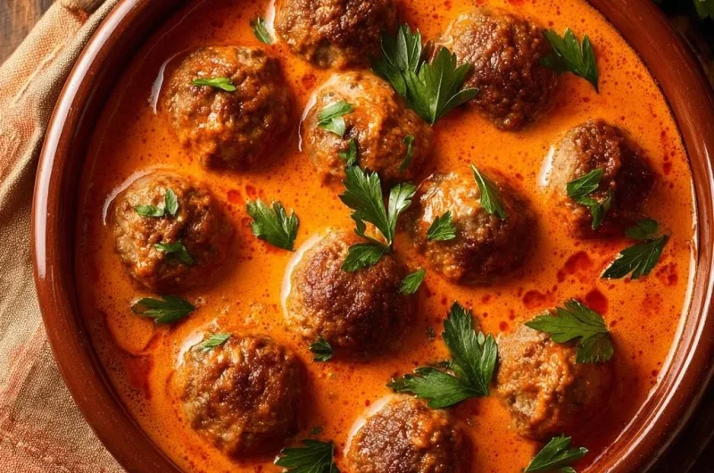 Tender Beef Meatballs in Smoky Tomato Sauce