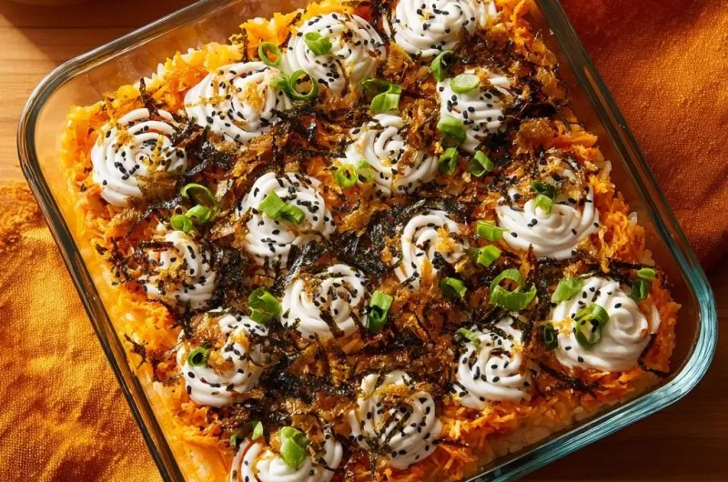 Vibrant Carrot Furikake Rice