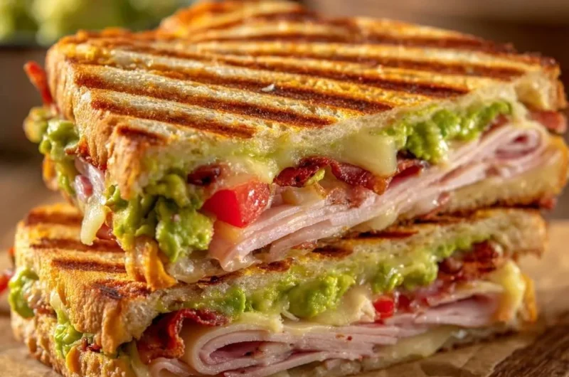 Avocado Bacon Turkey Panini