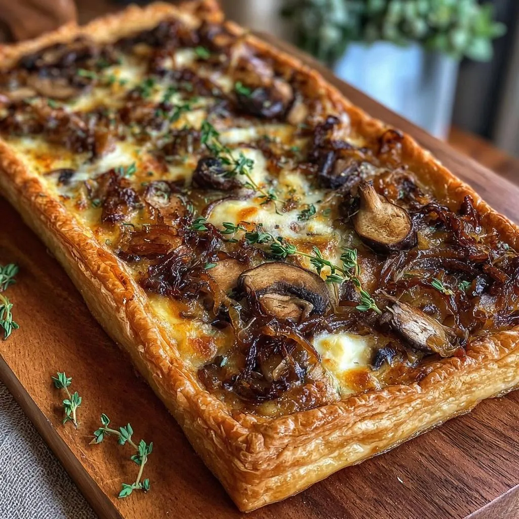 Caramelized Onion Mushroom Tart: Crisp Crust Mastery - recipe image