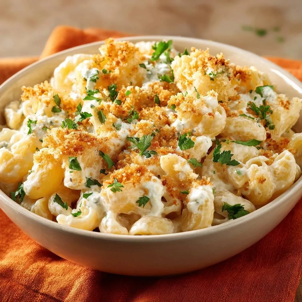 Cauliflower Mac and Cheese: Roasted for Firm Texture - recipe image