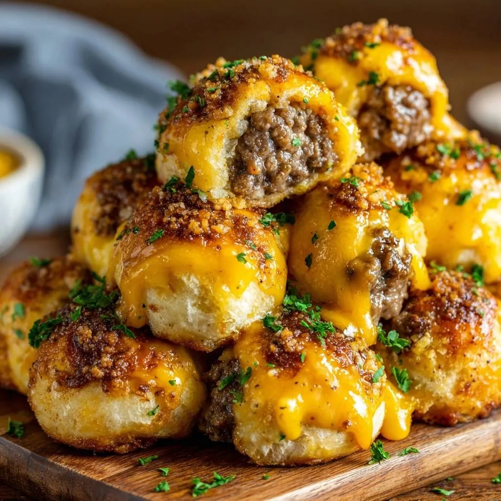 Cheeseburger Bombs: Sealed Tight, No Leaks - recipe image