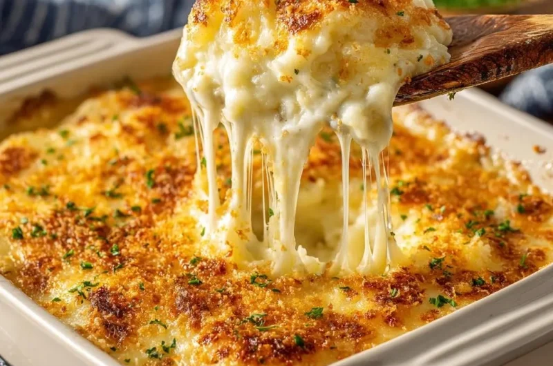 Cheesy Mashed Potato Casserole