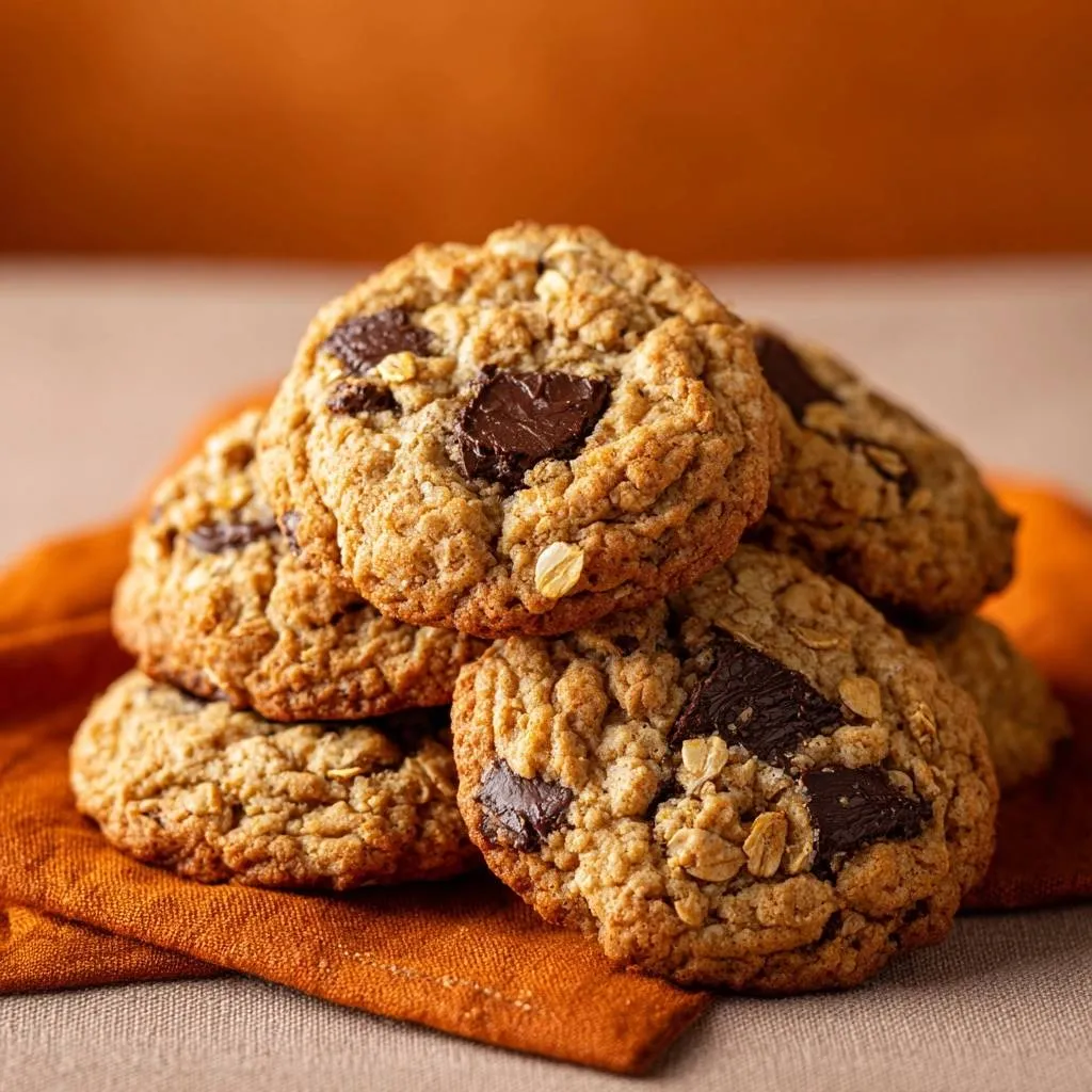 Chewy Oatmeal Chocolate Chip Cookies Recipe - recipe image