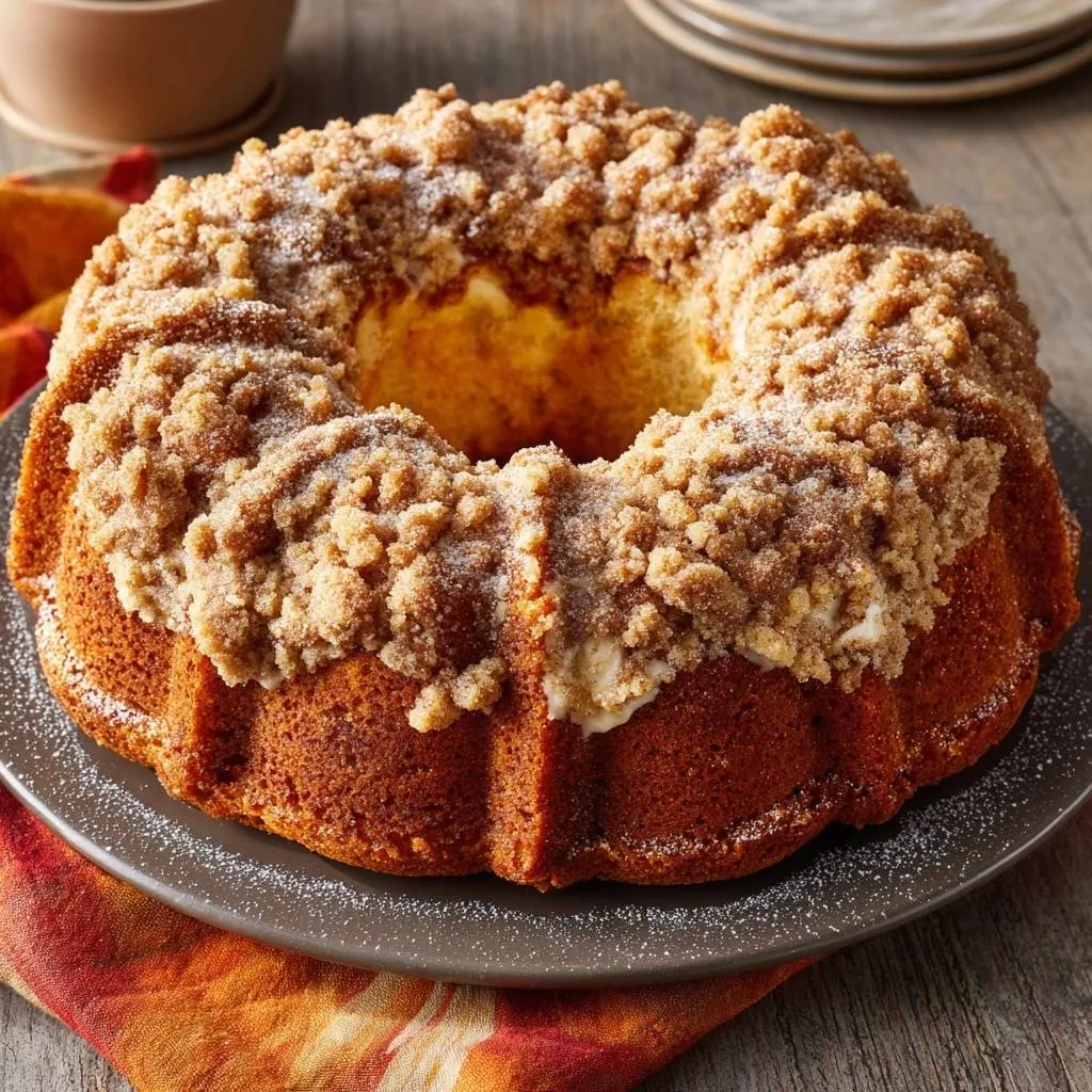 Cinnamon Streusel Bundt Cake with Perfect Release - recipe image