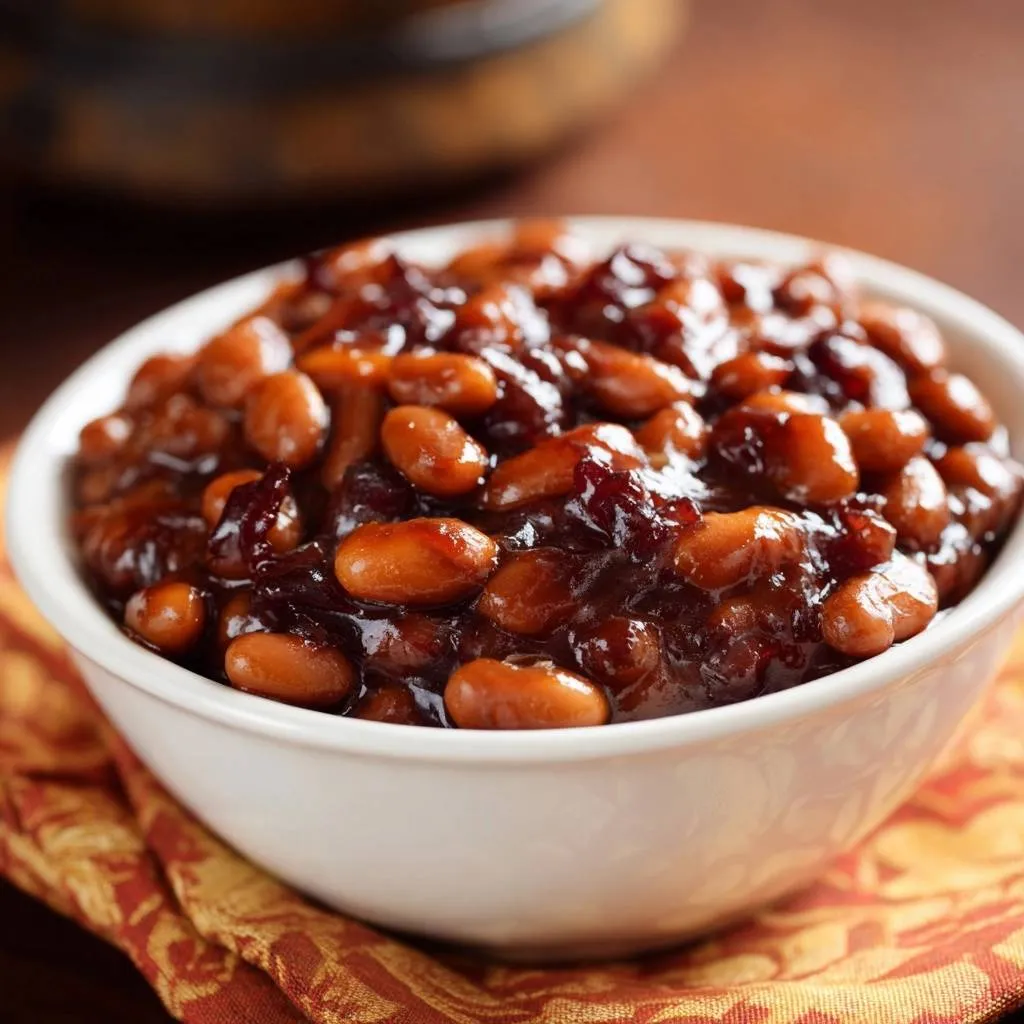 Classic Baked Beans with Thick, Glossy Sauce - recipe image