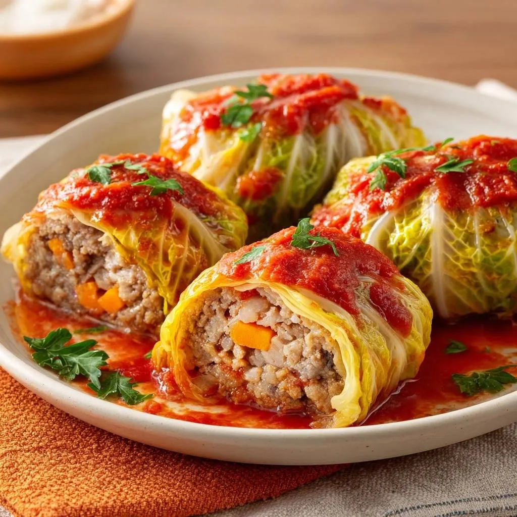 Classic Beef Cabbage Rolls: Foolproof Freezer Method - recipe image